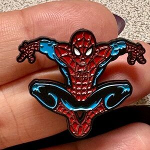 Marvel Spider-Man Red and Blue Enamel Pin